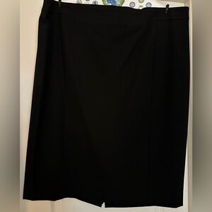 Ann Taylor Classic Black Suit Skirt - size 18